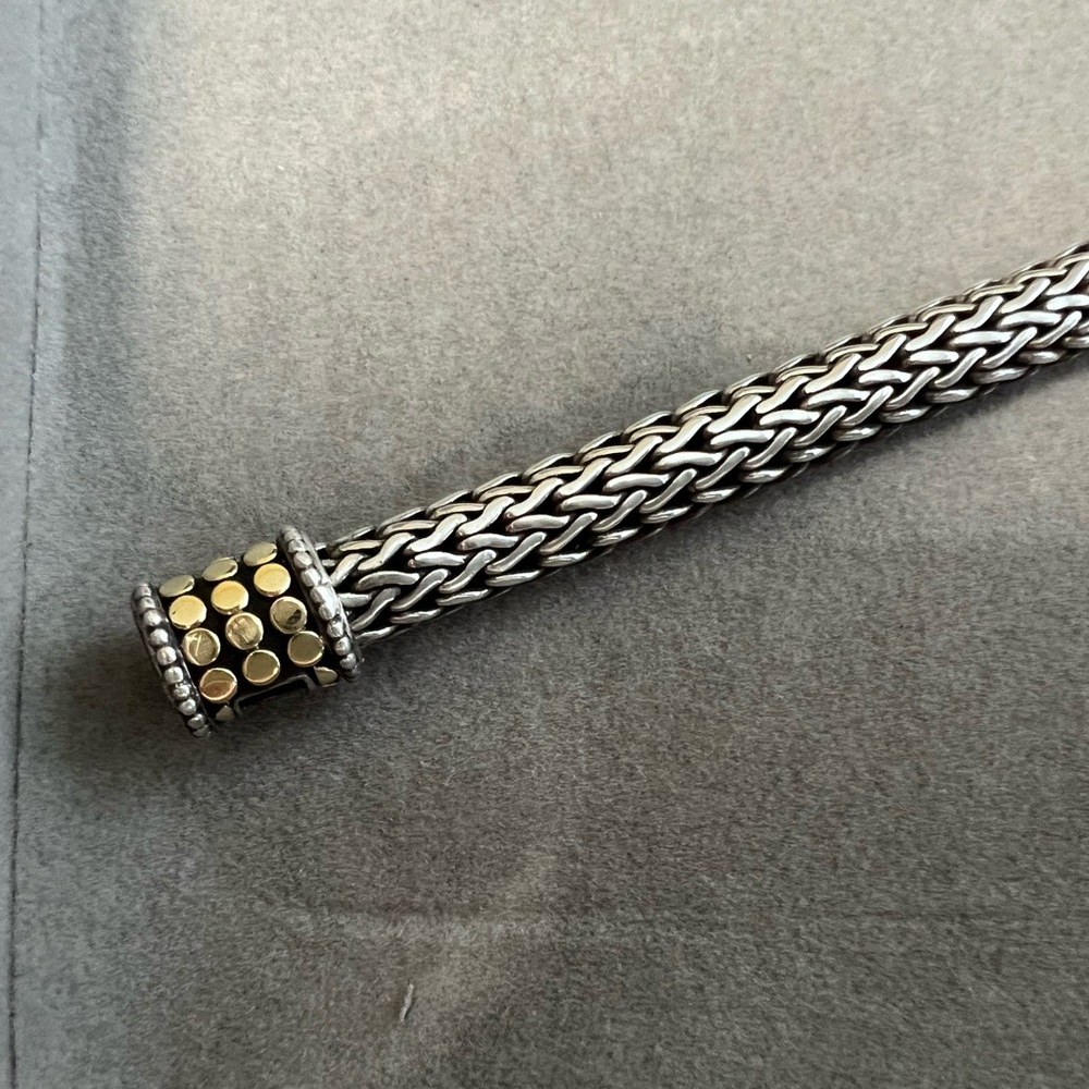 John Hardy Silver and Gold Bracelet